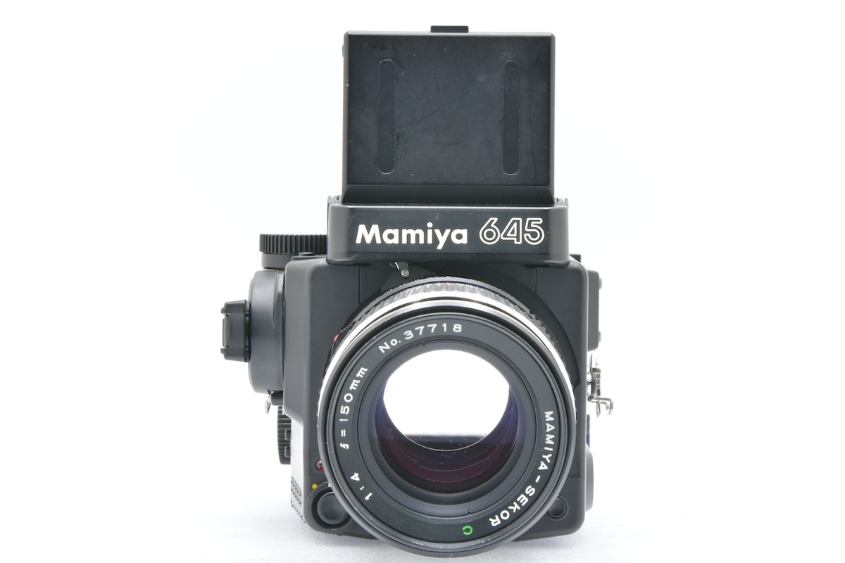 Mamiya M645 SUPER + MAMIYA-SEKOR C 150mm F4 + フィルムバック2個 マミヤ 中判カメラ