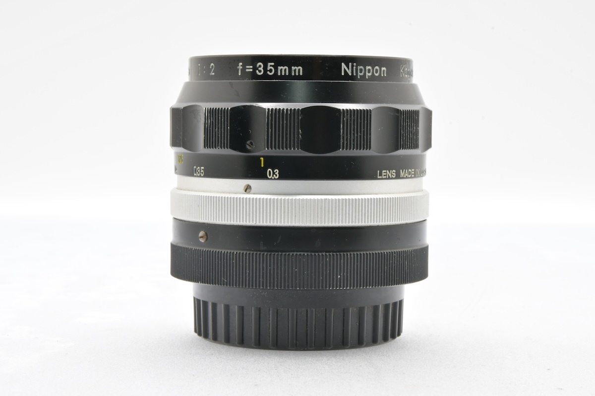 Nikon 非AI NIKKOR-O Auto 35mm F2 Fマウント ニコン MF一眼レフ用 広角単焦点レンズ_画像8