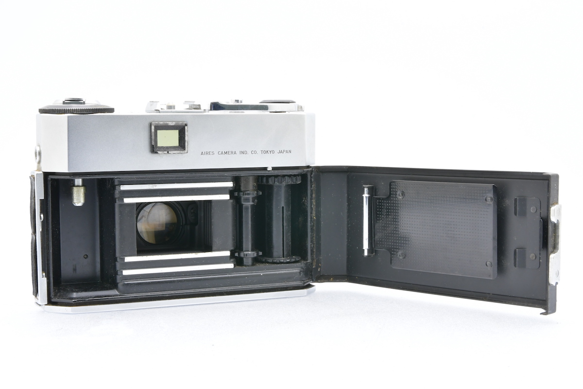 AIRES 35 IIIs / H CORAL 4.5cm F1.8 アイレス レンジファインダー フィルムカメラ 純正フード付の画像3
