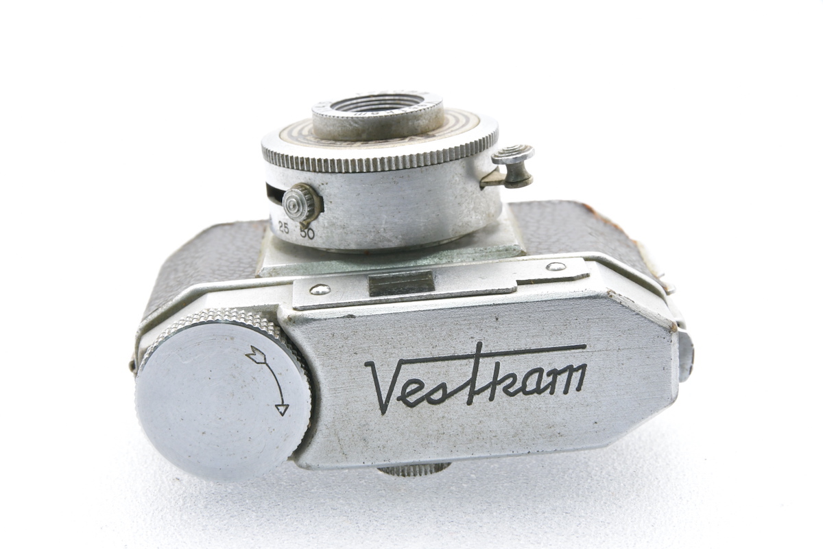 Vestkam / 20mm F4.5 OCCUPIED JAPAN ベストカム スパイカメラ 豆カメラ 革ケース付 ジャンクの画像4