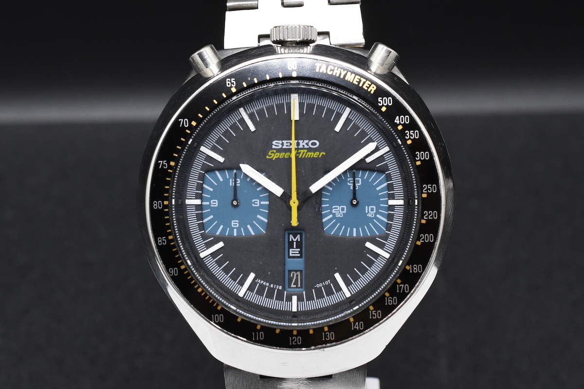 SEIKO Speed-Timer Ref:6138-0040 セイコー スピードタイマー 黒馬 クロノグラフ ブルヘッドの画像1