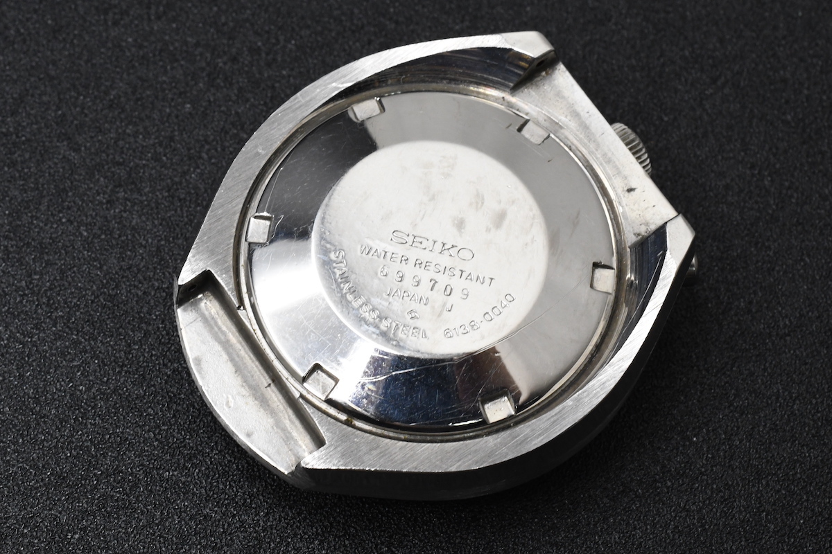 ジャンク SEIKO Speed-Timer Ref:6138-0040 セイコー スピードタイマー 茶馬 クロノグラフ ブルヘッド