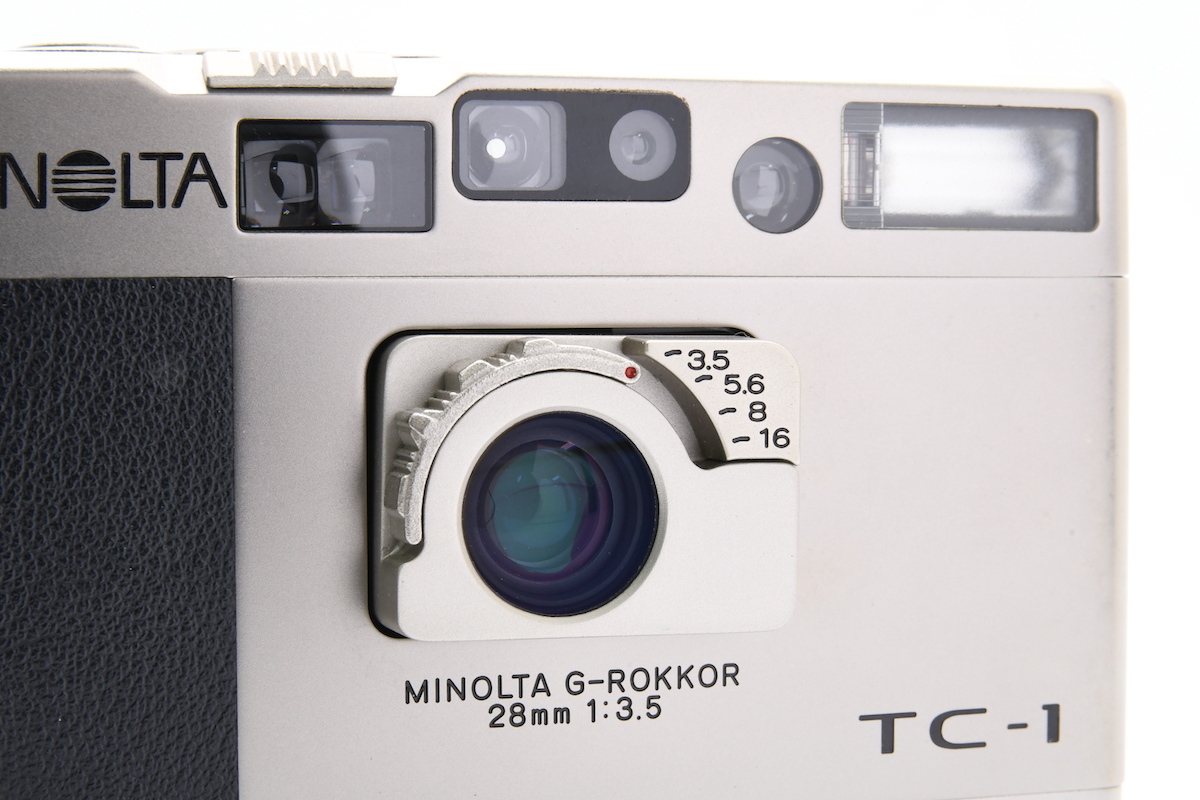 MINOLTA TC-1 ミノルタ AFコンパクトフィルムカメラ 箱・純正ケース付 ジャンク品の画像8