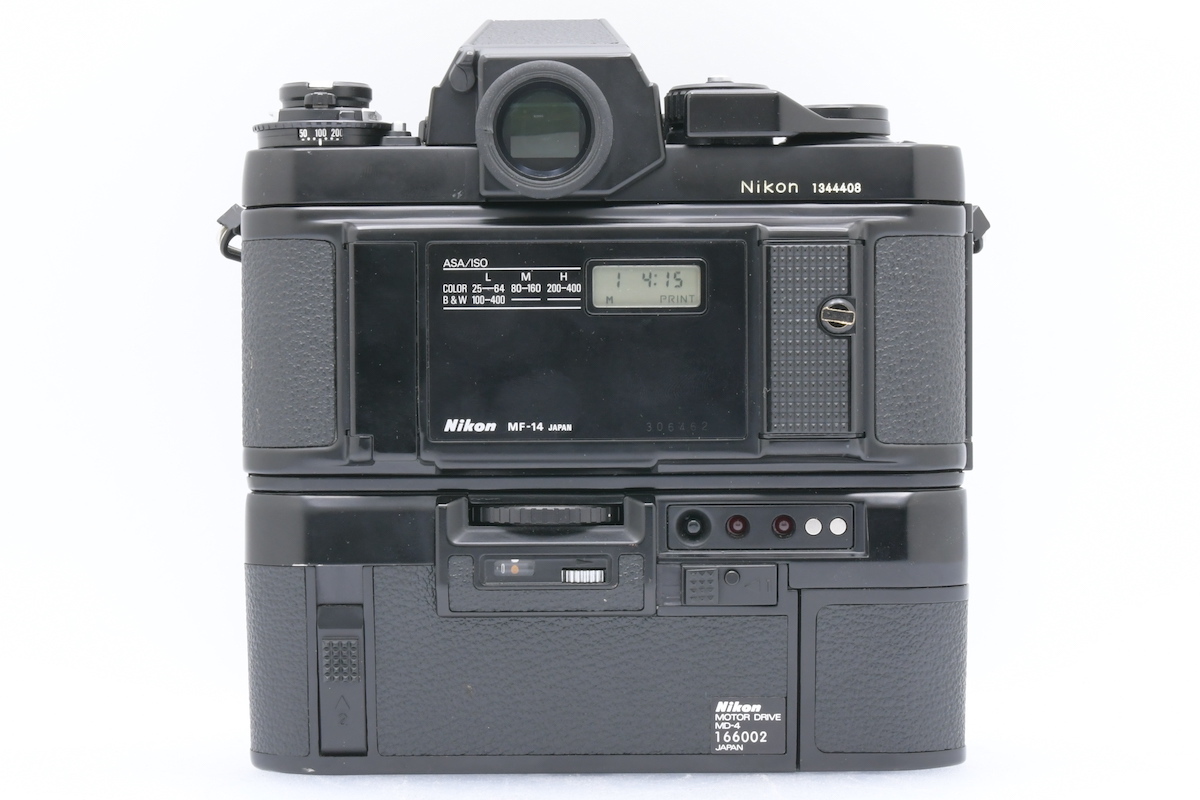 Nikon F3 134万台 + AI NIKKOR 50mm F1.4 + MD-4 ニコン MF一眼レフ 標準レンズ セットの画像2