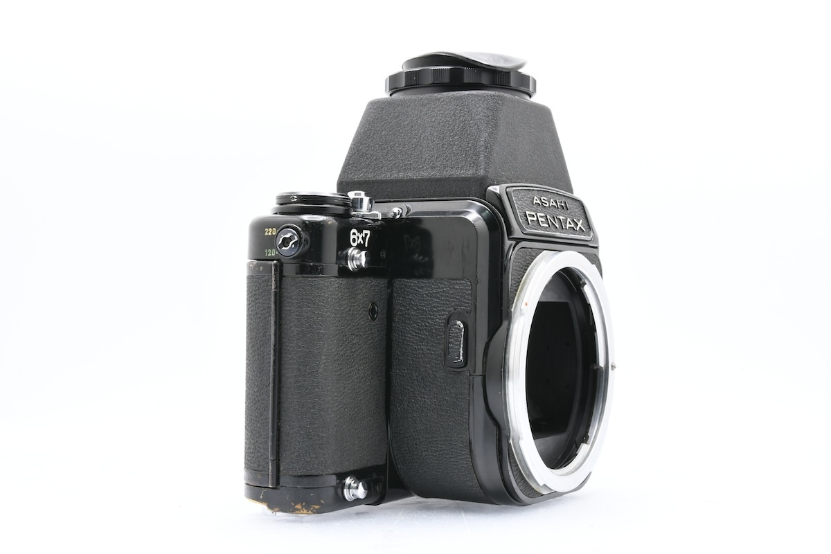 PENTAX 6×7 ウエストレベル 後期 + SMC TAKUMAR 200mm F4 ペンタックス フィルムカメラ レンズの画像9