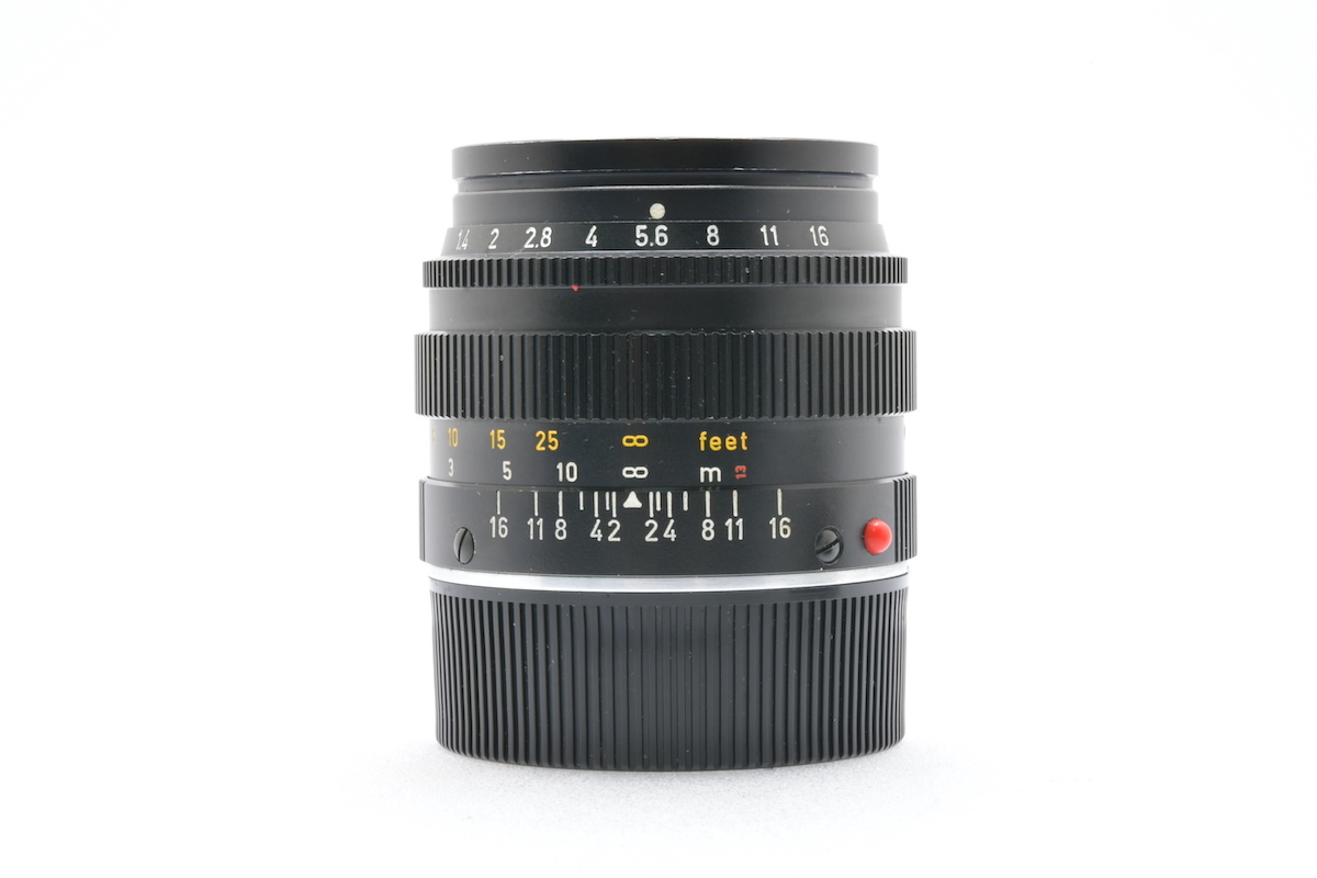 Leica SUMMILUX 50mm F1.4 ブラック 第2世代 専用フード12586付 Mマウント ライカ 単焦点レンズ