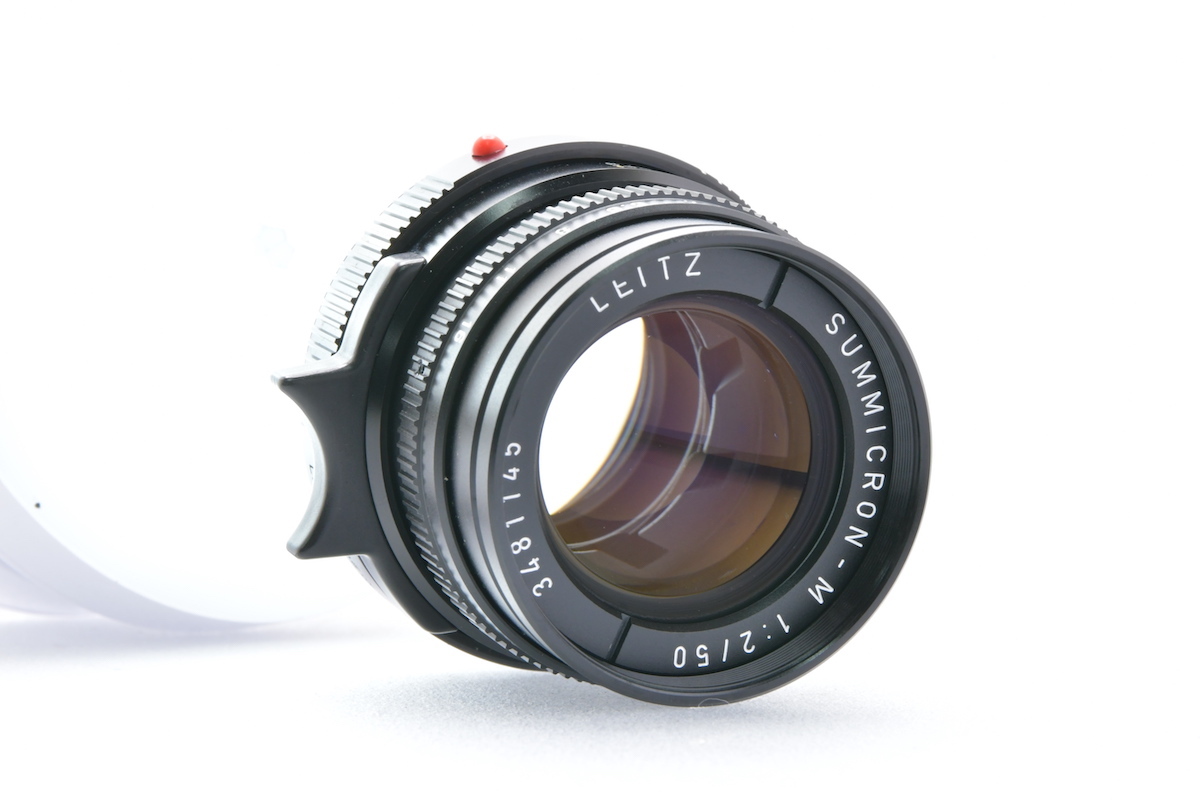 Leica SUMMICRON-M 50mm F2 第3世代 1989年製 Mマウント 専用フード 12538付 ライカ レンズ