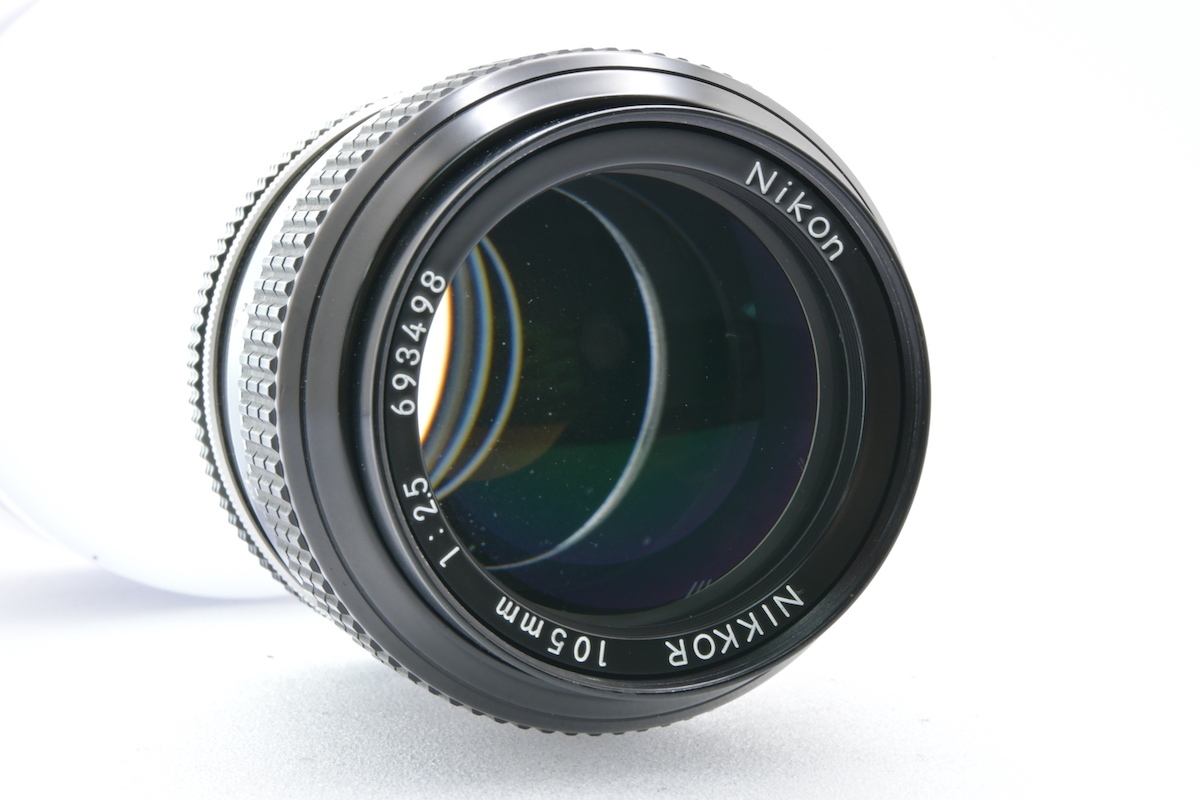 Nikon 非Ai NIKKOR 105mm F2.5 Fマウント ニコン 中望遠 単焦点レンズ 一眼用交換レンズの画像3