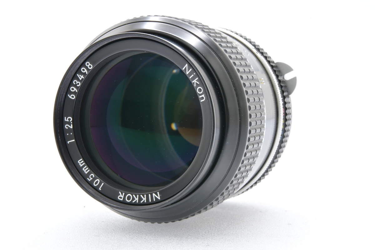 Nikon 非Ai NIKKOR 105mm F2.5 Fマウント ニコン 中望遠 単焦点レンズ 一眼用交換レンズの画像1