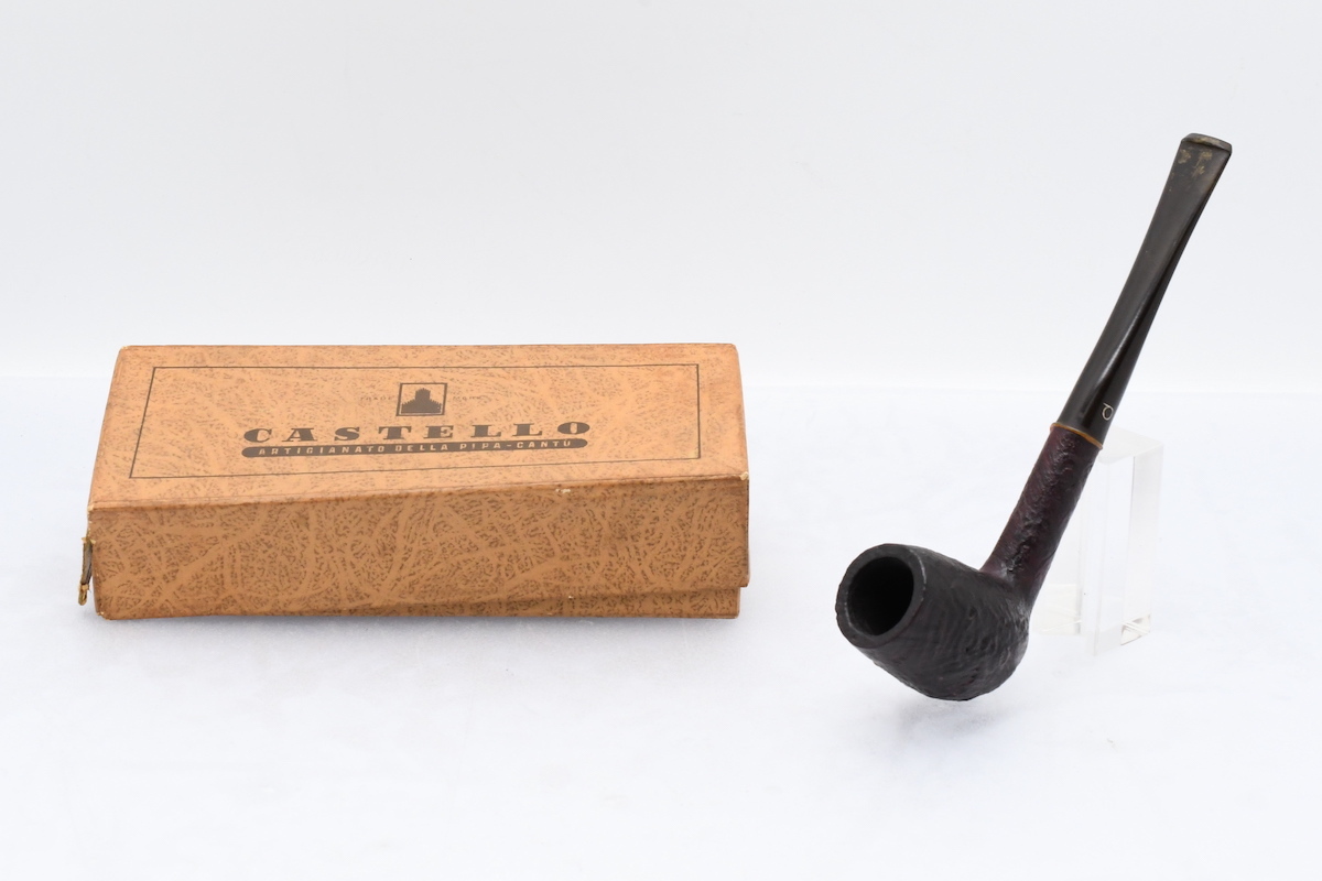 CASTELLO 502 DE LUXE danmore カステロ パイプ イタリア製 ハンドメイド 喫煙具 タバコグッズ 箱付 ■ 24148の画像1