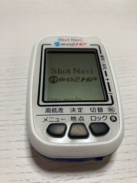 SHOT NAVI neo2 HP ゴルフナビ 中古 送料無料の画像1