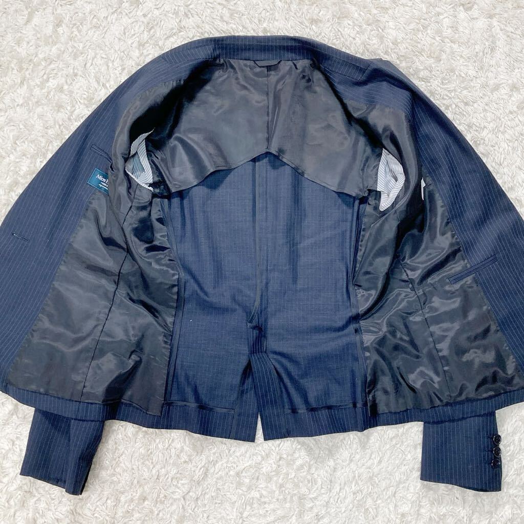 THE SUIT COMPANY ザスーツカンパニー スーツ ジャケット パンツ ビジネススーツ レディース 42 ネイビー B32431-84の画像7