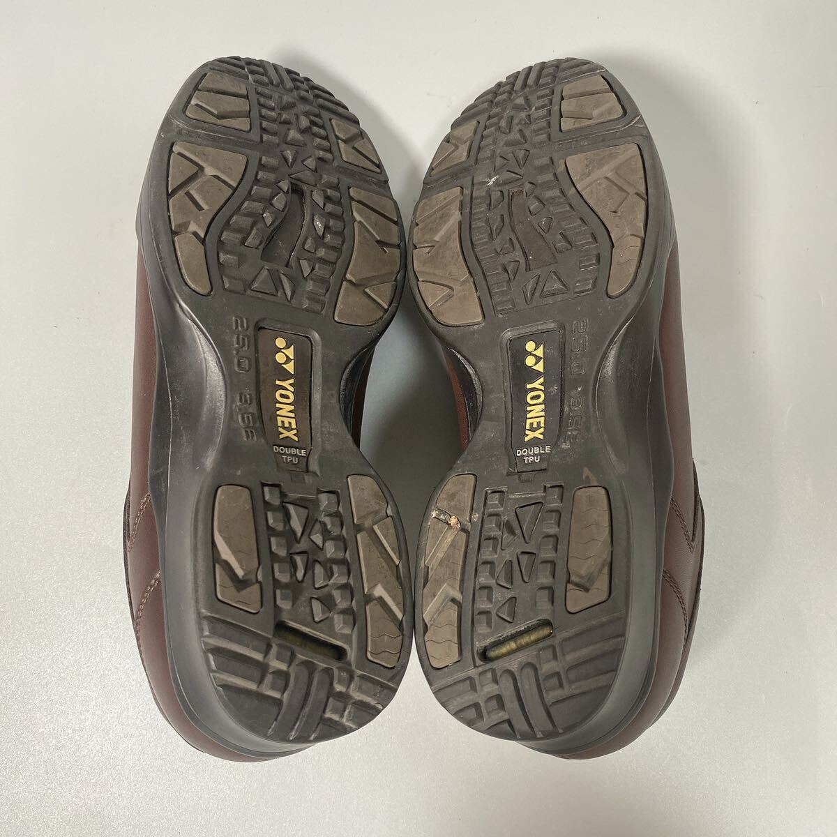 YONEX Yonex natural leather walking shoes leather sneakers 25cm MT07 men's B32431-100