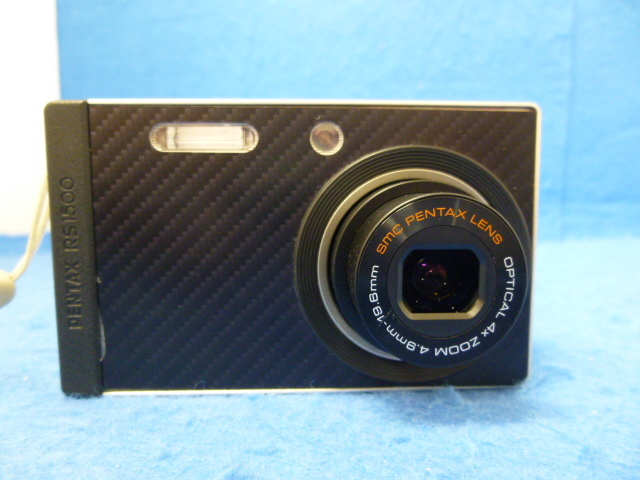 （T16888）部品取りに！ペンタックス・PENTAX Optio RS1500・コンパクトデジタルカメラ オプティオ・ジャンク品の画像3