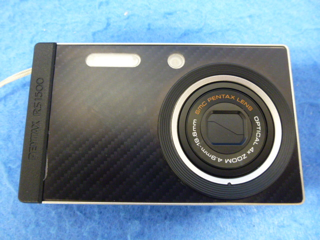 （T16888）部品取りに！ペンタックス・PENTAX Optio RS1500・コンパクトデジタルカメラ オプティオ・ジャンク品の画像1