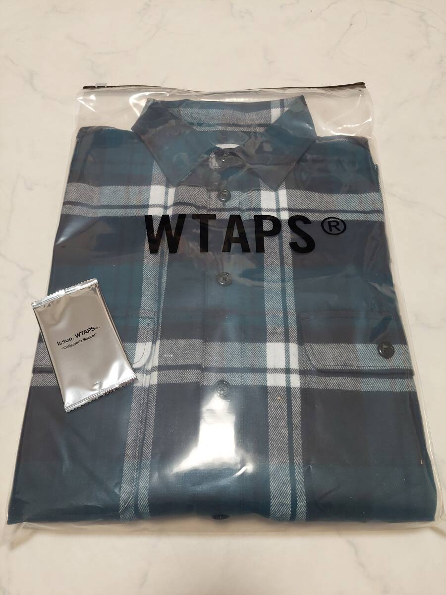 WTAPS WCPO 01 / LS / COTTON FLANNEL TEXTILE GREEN LARGE 03 WTAPS WCPO 01 / LS / COTTON FLANNEL TEXTILE GREEN LARGE 03