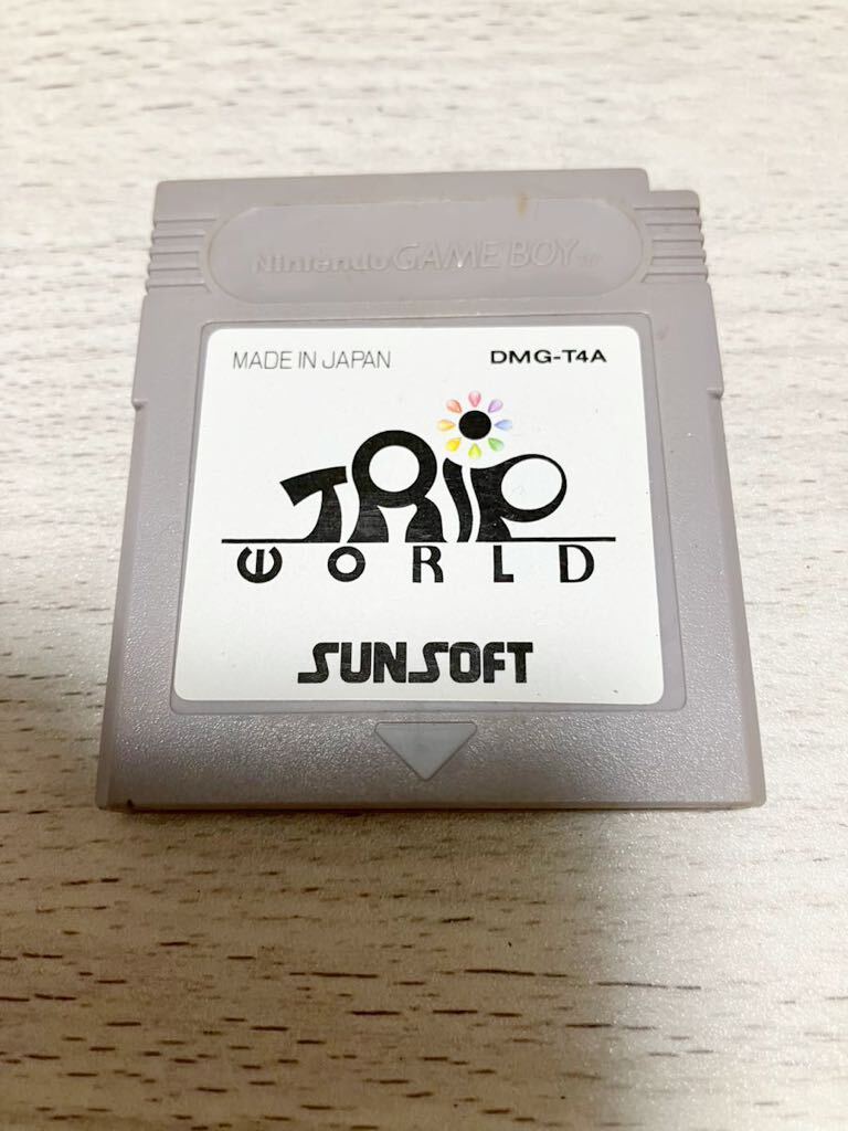 動作確認済【SUN SOFT サンソフト トリップワールド Trip World 】ゲームボーイ GB カセット ソフト のみ 中古ゲームボーイソフト の画像1