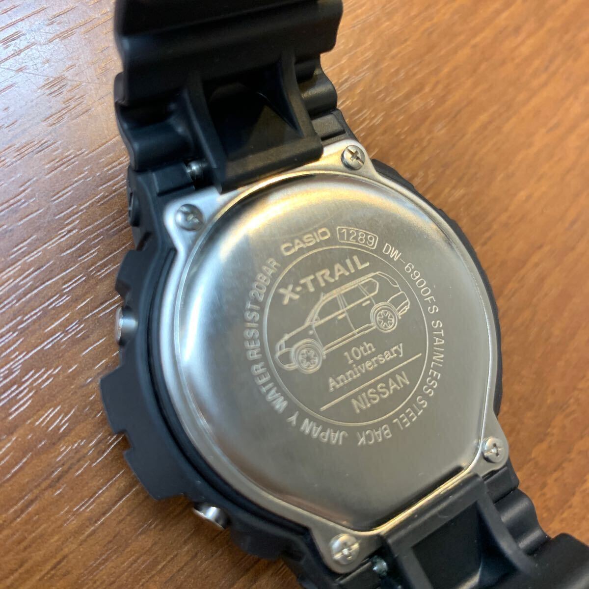 NISSAN X-TRAIL 10周年 プレミアムモデル CASIO G-SHOCK 日産 エクストレイルニスモ DW-6900FS カシオ 腕時計 Gショック ニッサン コラボ_画像6