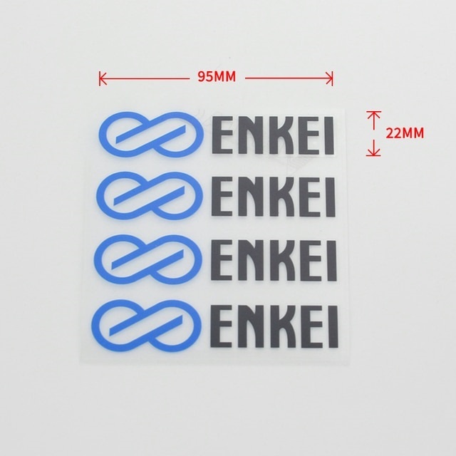 【送料無料】ENKEI(エンケイ)　ステッカー　ホワイト　①_画像2