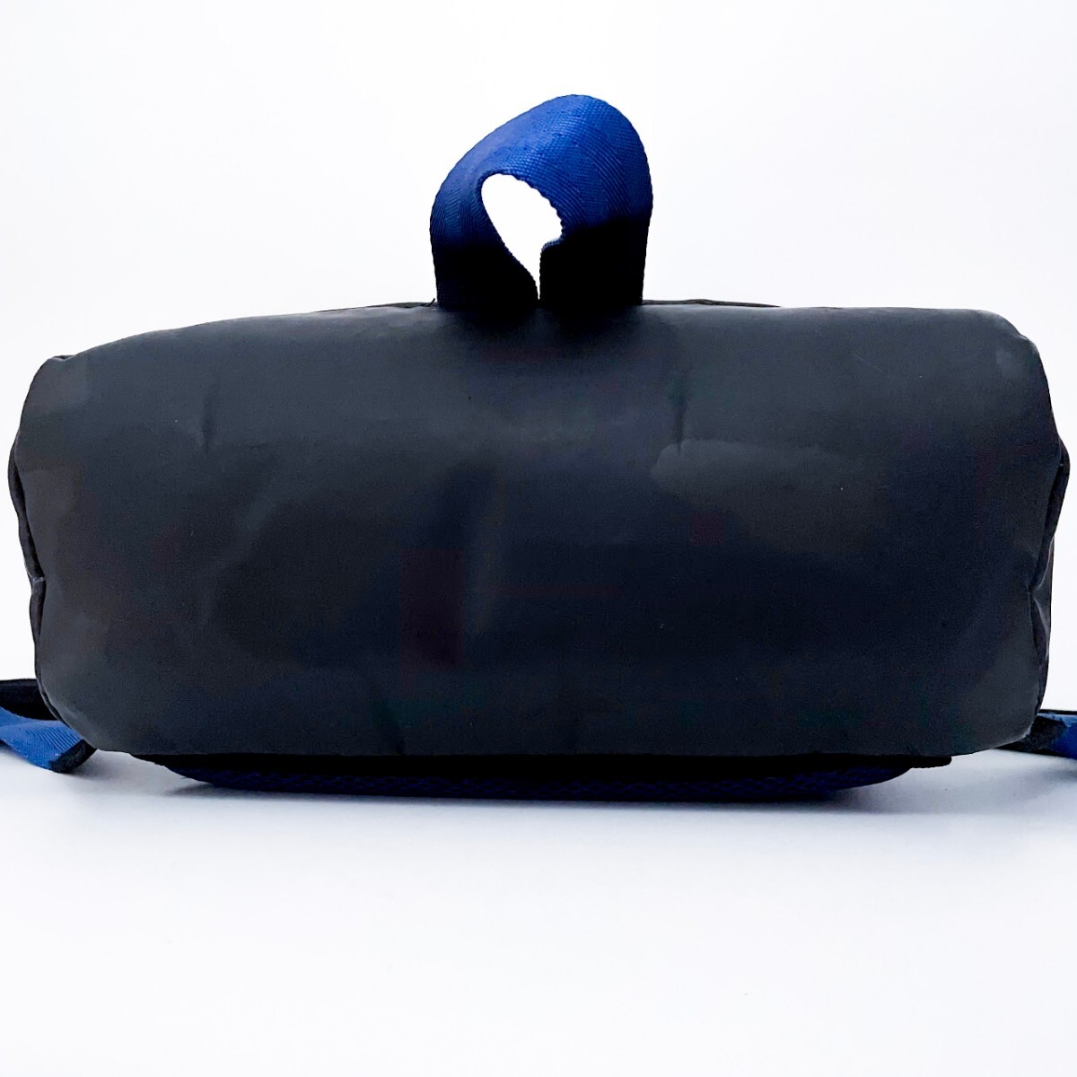 1円■美品■ARMANI エンポリオアルマーニ キャンバス リュックサック バッグ ビジネス 大容量 A4 レディース メンズ レザー ブラック 黒の画像4