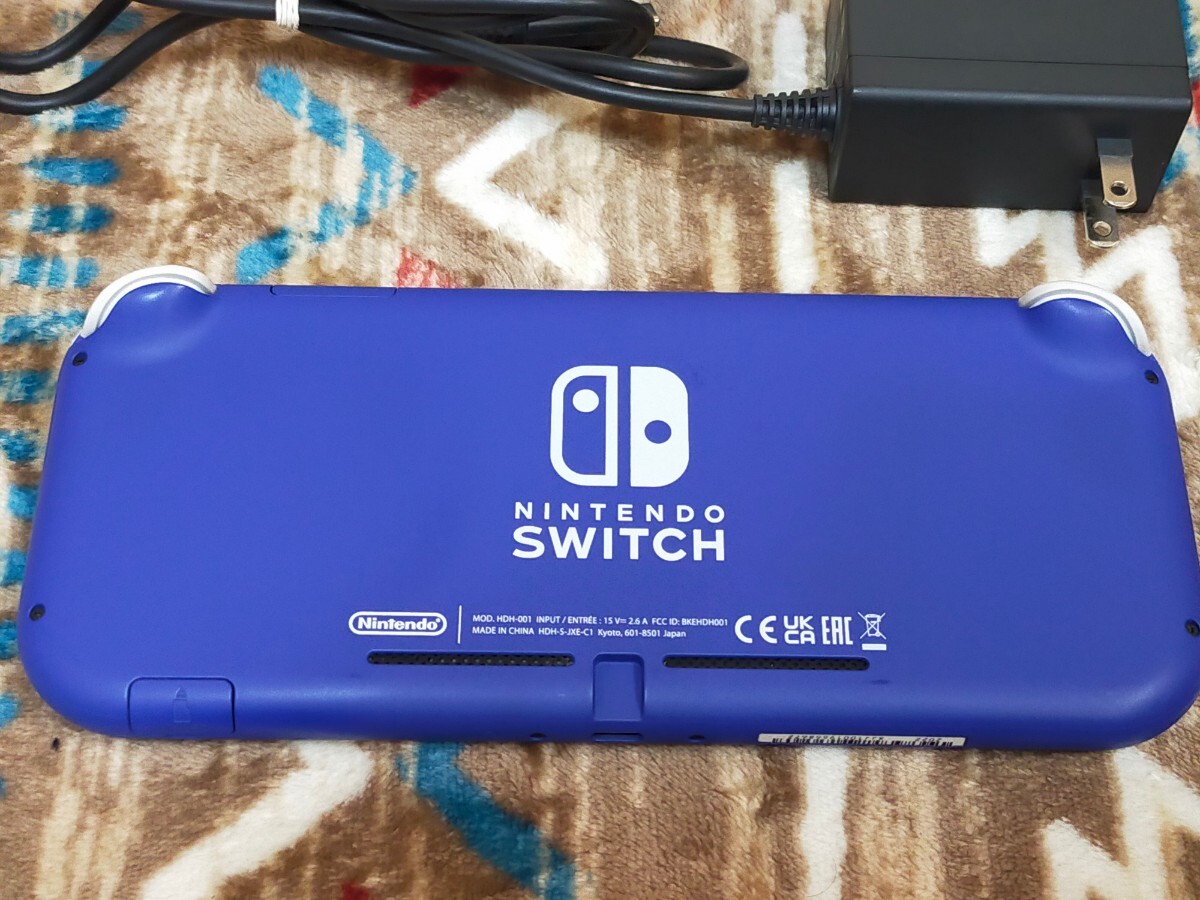 Switch Lite ライト 本体 充電器 ブルーの画像2