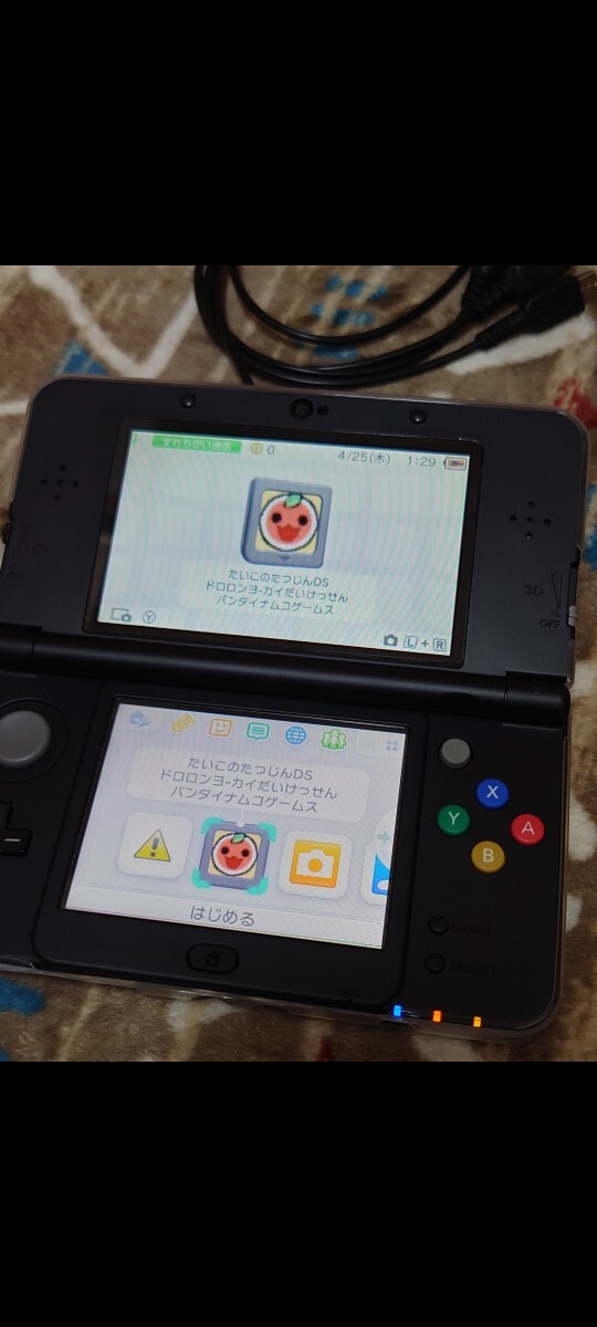 NEWニンテンドー3DS 本体 きせかえプレート スーパーマリオメーカー 充電器 タッチペン MicroSD 本体カバー 太鼓の達人_画像3