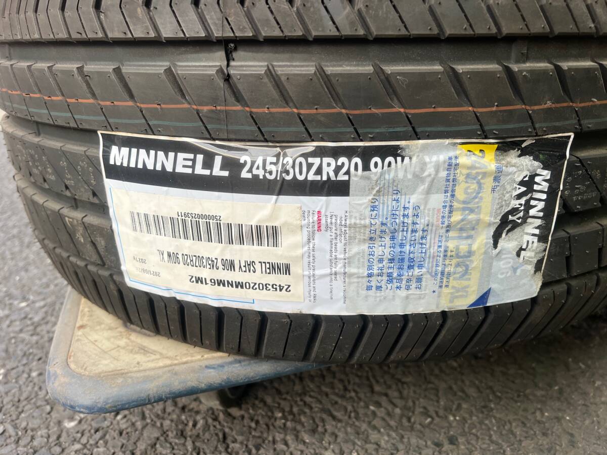 ☆MINNELL SAFY M06 245/30ZR20 90W XL 2021年製 未使用品 2本セット 手渡し可！ 格安売切り☆_画像2