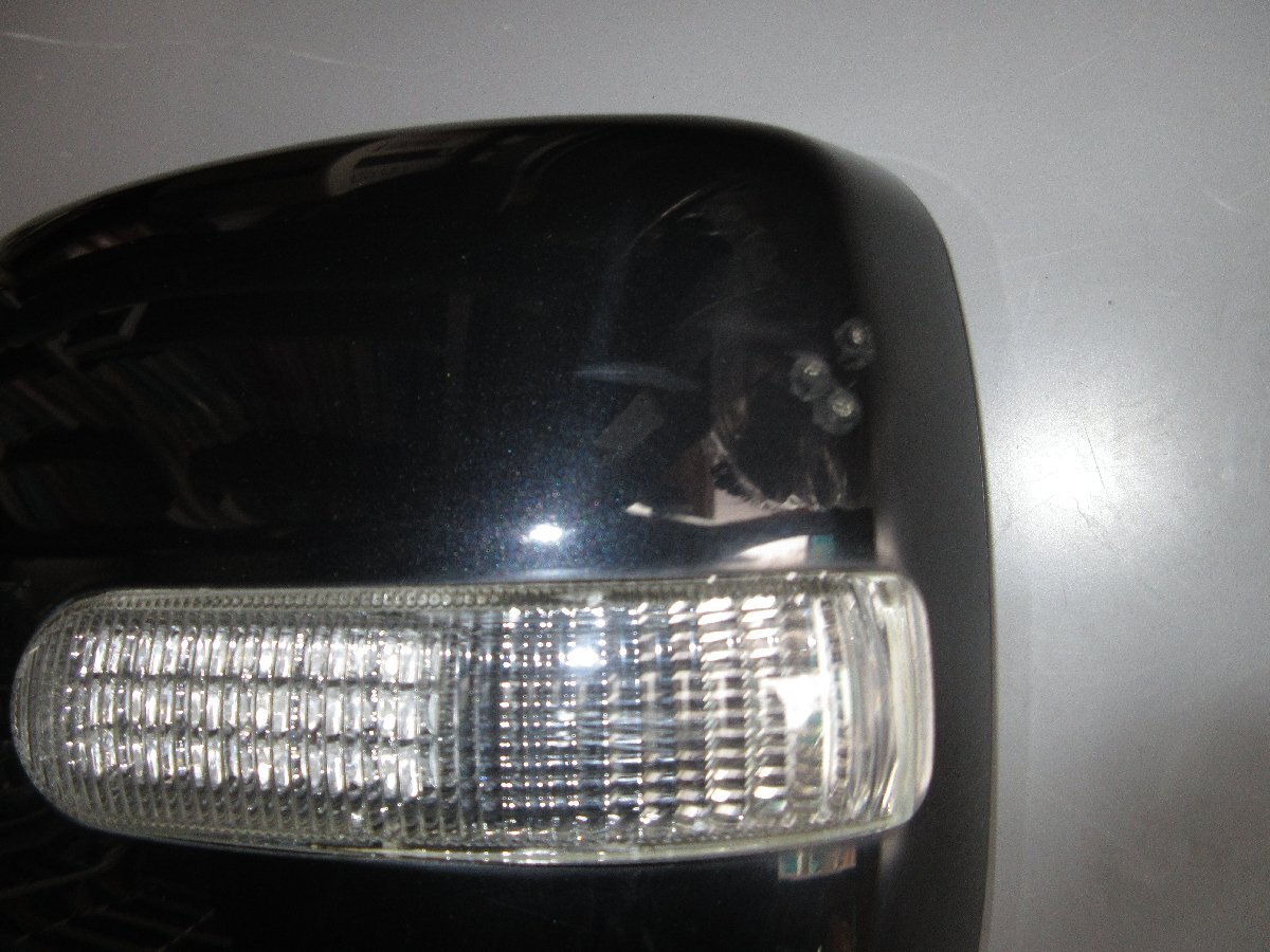  Chevrolet MW DBA-ME34S левый правое наружное зеркало боковой поворотник на боковом зеркале с покрытием б/у товар электрический складывание чёрный (K