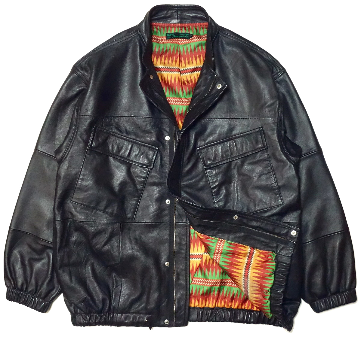 Nasngwam CP LEATHER JACKET L BLACK ナスングワム シーピー Nasngwam CP LEATHER JACKET L BLACK ナスングワム シーピー