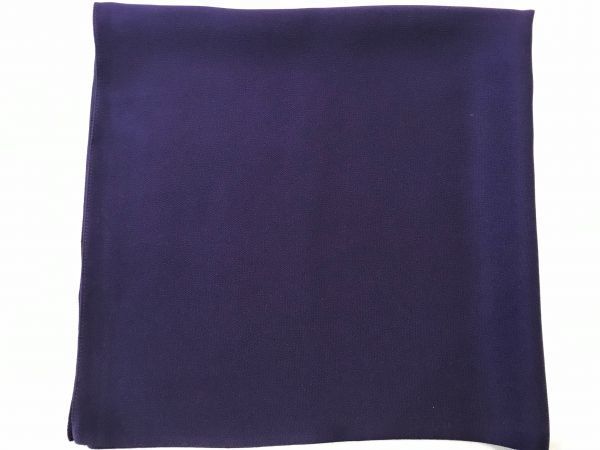 V three work V new goods tax included silk crepe-de-chine furoshiki plain two width purple color with translation 