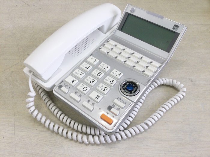 ★本州送料無料★ saxa（サクサ） TD615(W) 18ボタン標準電話機(白) リユース中古ビジネスフォン(管理番号1379)_画像1