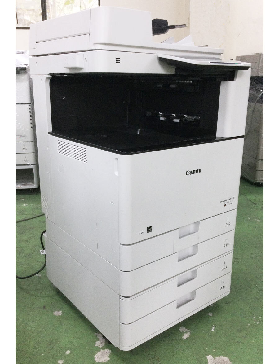 A3対応カラー複合機 Canon iR-ADVANCE DX C3720F 4段給紙 カラーコピー FAX プリンタ スキャナ カウンター63,550枚 F08664_画像3