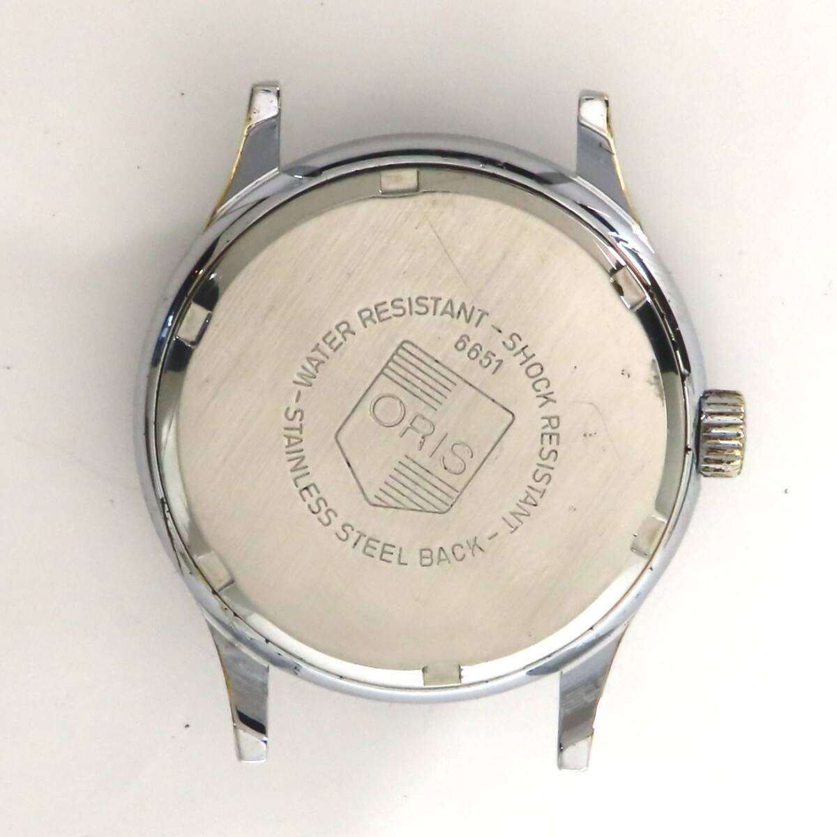 不動 美品 ORIS ANTI-SHOCK オリス アンチショック 手巻き 腕時計 メンズ ボーイズ ビンテージ ヴィンテージの画像2