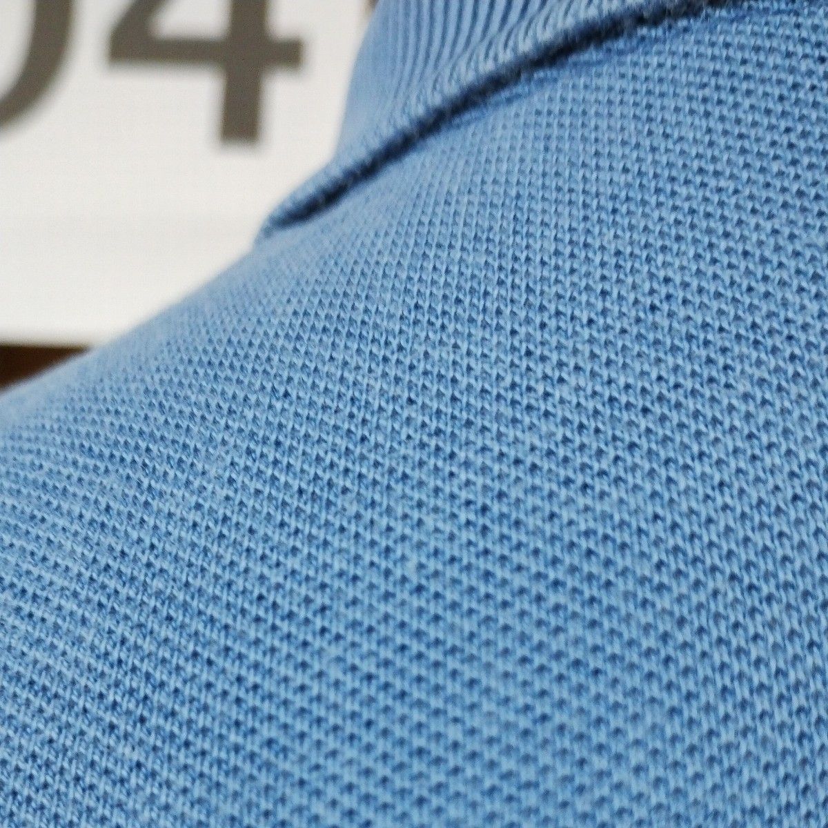 ポロラルフローレン半袖ポロシャツ実寸L-LL　ブルー系　本場アメリカ製　USA製　Polo by Ralph Lauren