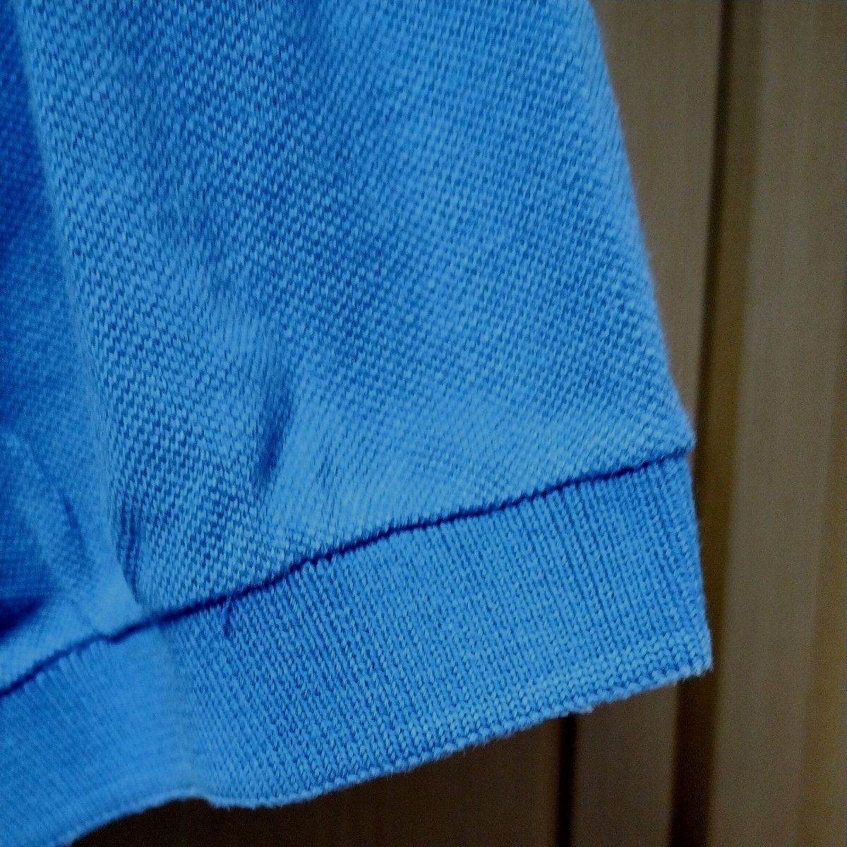 ポロラルフローレン半袖ポロシャツ実寸L-LL　ブルー系　本場アメリカ製　USA製　Polo by Ralph Lauren