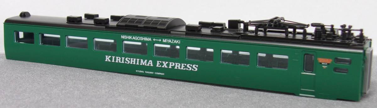 入荷待◆　TOMIX モハ484用 ボディ＋屋根 [98469 485系 KIRISHIMA EXPRESSセットから]　きりしま色_画像2