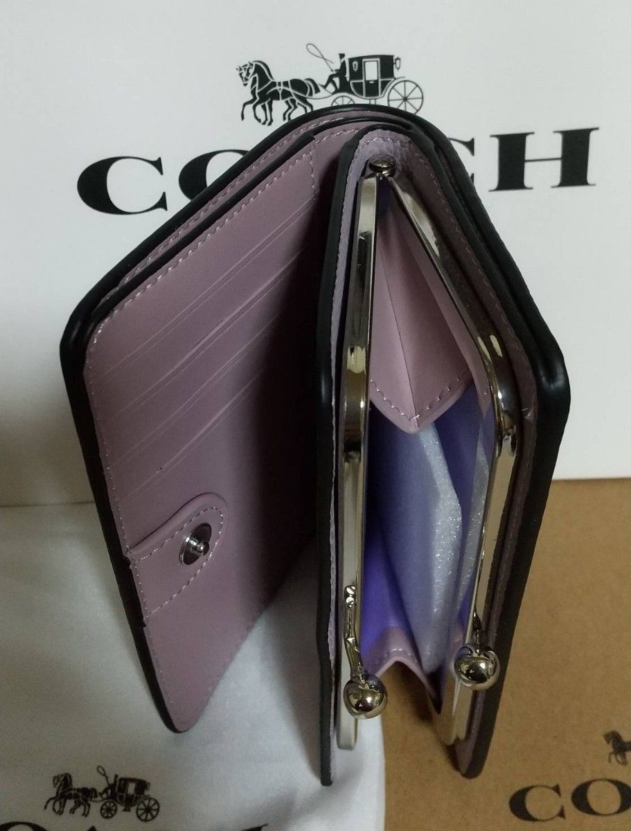 COACH 二つ折り財布 がま口財布
