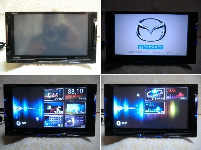  Mazda original OP Clarion FX513 display audio!6,2 type monitor 2DIN 1 SEG TV/USB/iPod/SD/ Bluetooth /AUX/HDMI possible! other company vehicle also [80