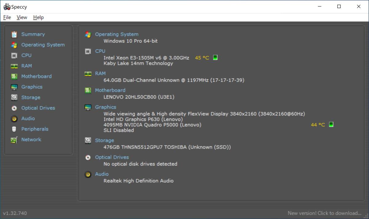 ThinkPad P71 Xeon E3-1505M Quadro P5000 メモリ64G SSD500MB 17.3 4K Win10 Pro カラーキャリブレーション 付属品多数 良品 送料込みの画像8