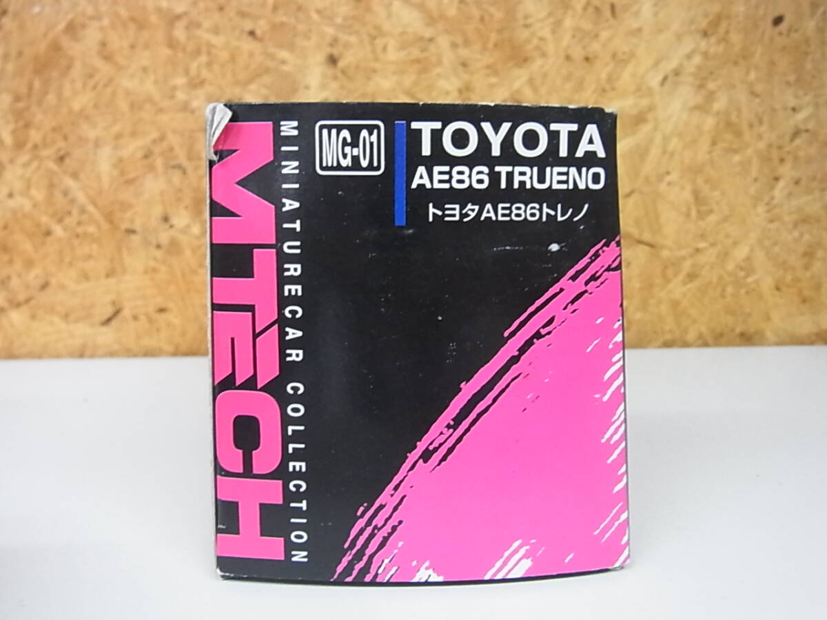 ☆エポック 1/43 MTECH TOYOTA AE86 TRUENO スプリンター トレノ ホワイト/ブラック ワタナヘホイール_画像4