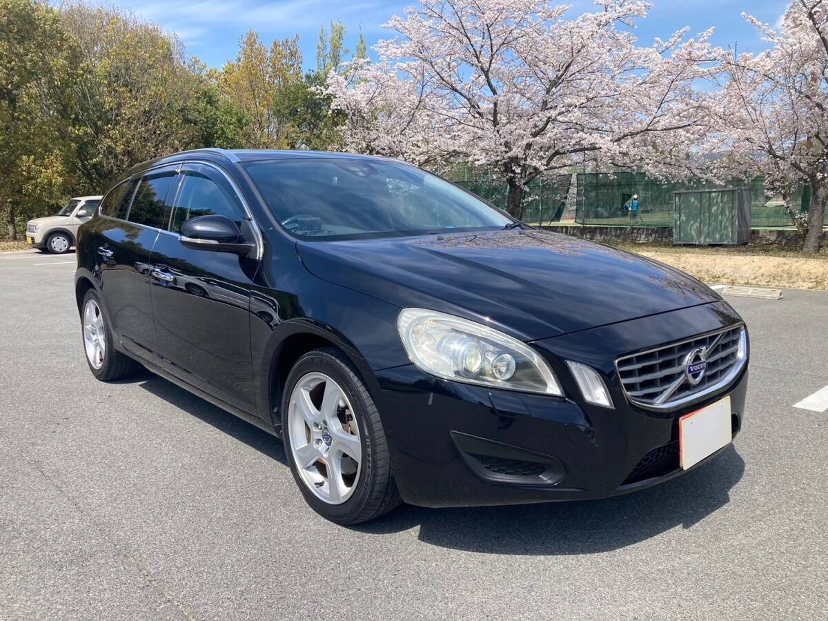 １万円スタート/予備検査付/VOLVO/V60/ドライブe/HID/ターボ/レザーシート/HDDナビ・TV/ETC/キーレス/純正AWの画像3