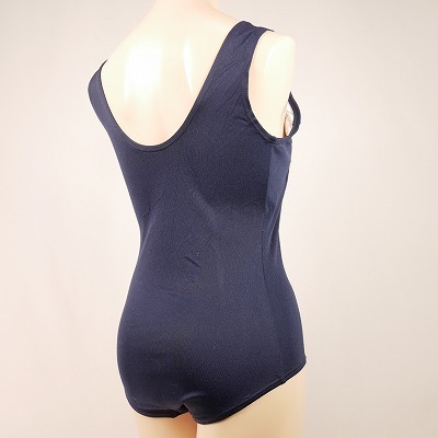 5066 женский купальный костюм простой дизайн One-piece купальный костюм 160 размер темно-синий серия анонимность рассылка 