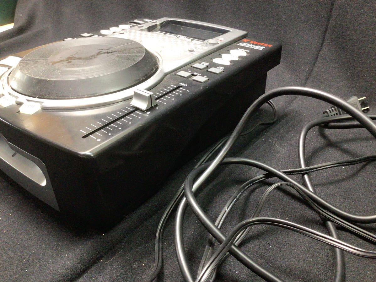 S8114【ベスタクス】Vestax CDX-05 CDJ DJ機器 2011年製 アダプター付き 動作品の画像6