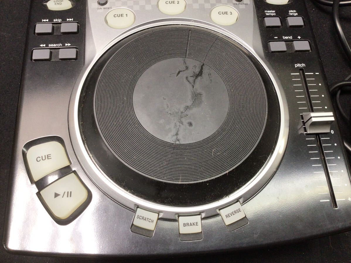 S8114【ベスタクス】Vestax CDX-05 CDJ DJ機器 2011年製 アダプター付き 動作品の画像3