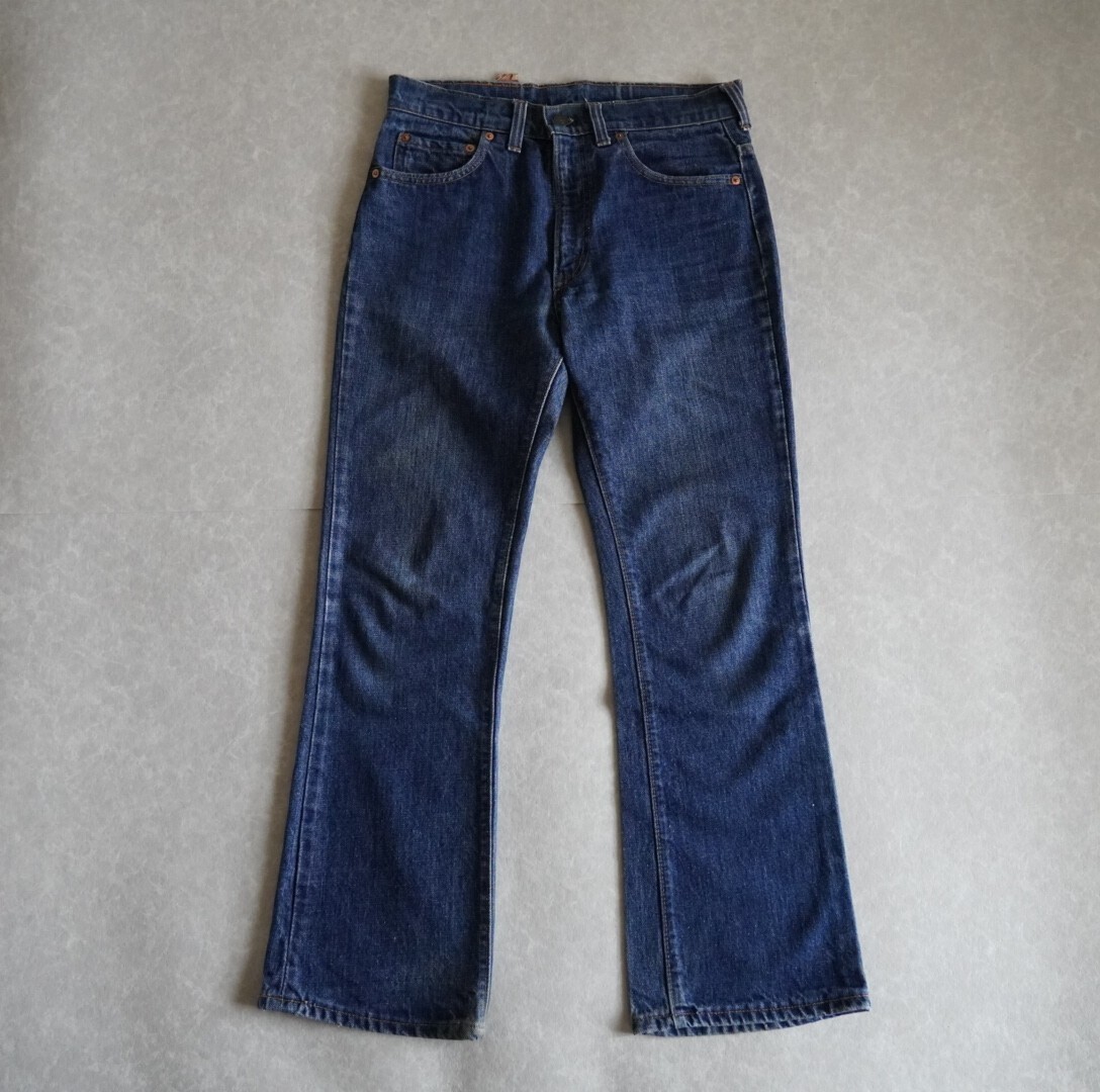  16番 80S Levi's 517 USA製 66後期 ヒゲ オリジナル デニム ジーンズ ビンテージ 506XX 507XX 557XXの画像1