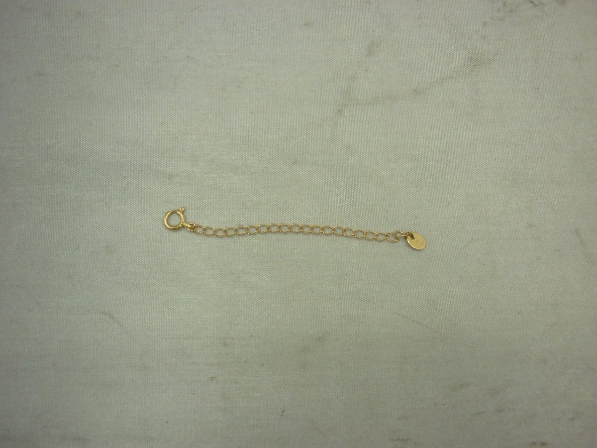 人気商品の中古品・新品・未使用品 【K18アジャスター】0.6g 長さ 5.5cm 幅 5mm SY02-DHM イエローゴールド