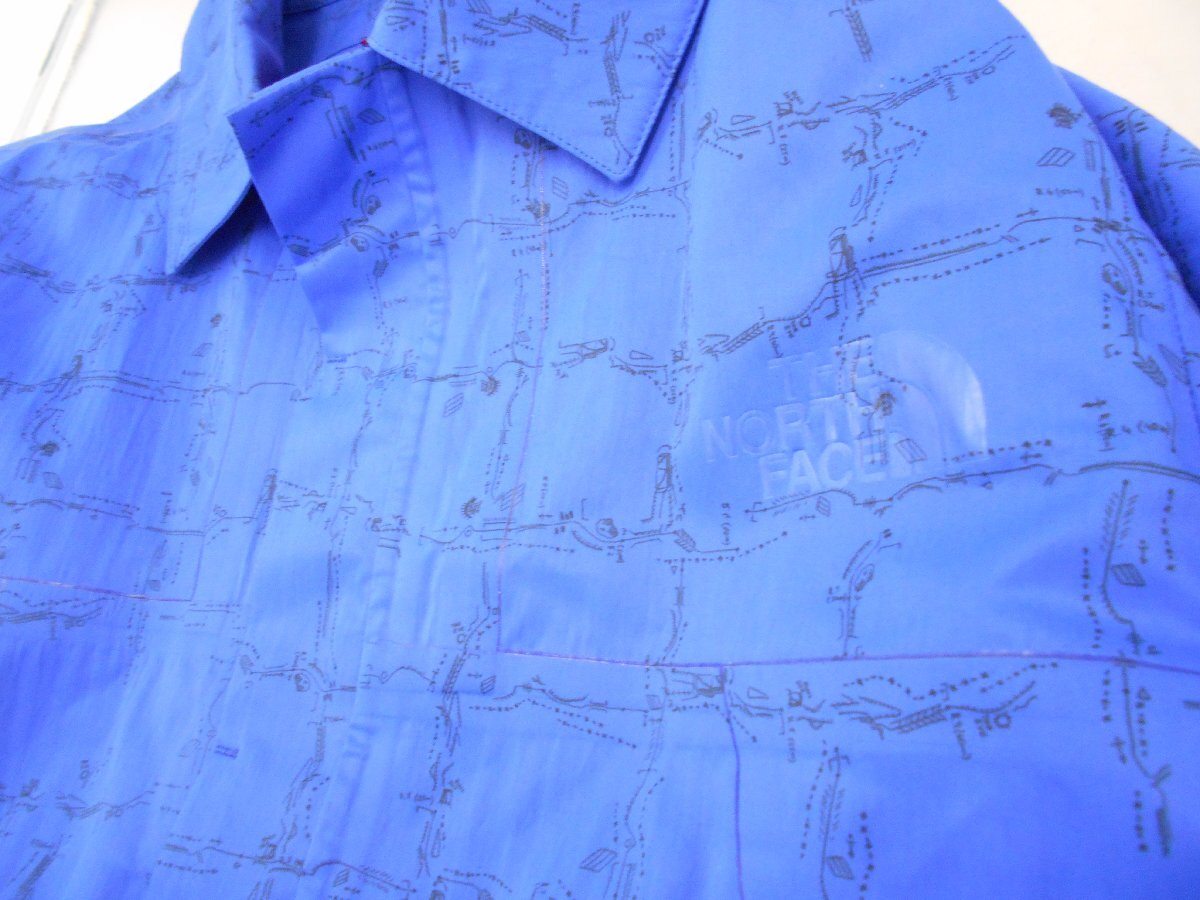 【THE NORTHFACE】ザ　ノースフェィス　メンズ　ナイロン　ライトシャツジャケット　ブルー　Sサイズ　SY02-VD0_画像8