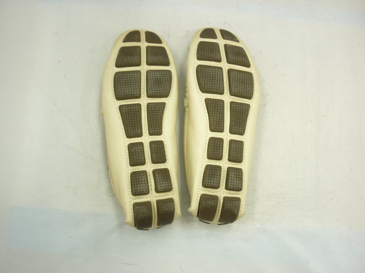 [BATH CRAFT] автобус craft дамский Loafer * обувь для вождения бежевый слоновая кость кожа 21.5cm SY02-E29