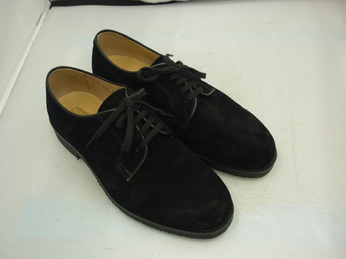 [Hush puppies] is shupapi- men's race up shoes black suede 24.5cm SY02-DQI