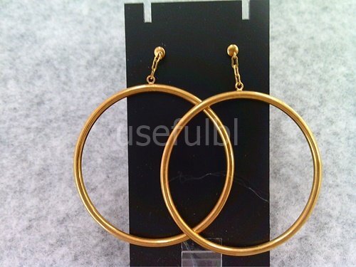 ブランドのギフト 【ピアス】 K18相当(刻印なし) 18金相当 約1.4×0.6cm 約0.4g 金性検査品 SY02-T41★★ その他